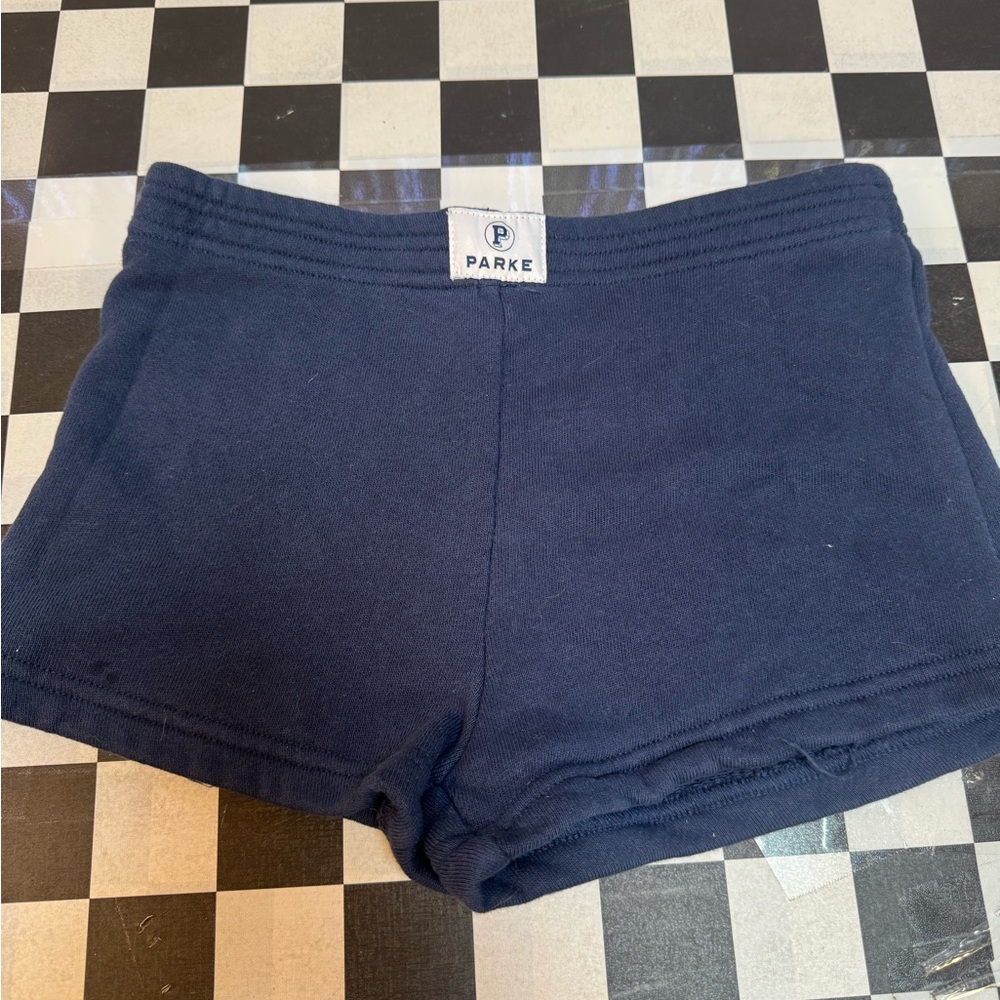 Parke Women's Navy Stretch Bike Shorts